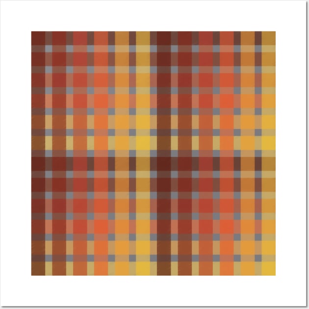 Autumn Plaid Wall Art by PSCSCo